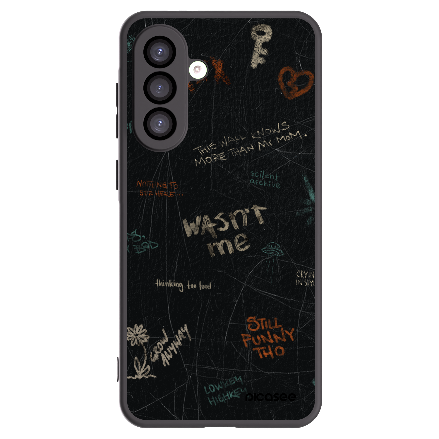 Picasee fekete szilikon tok az alábbi mobiltelefonokra Samsung Galaxy A26 5G A266B - CONFESSION