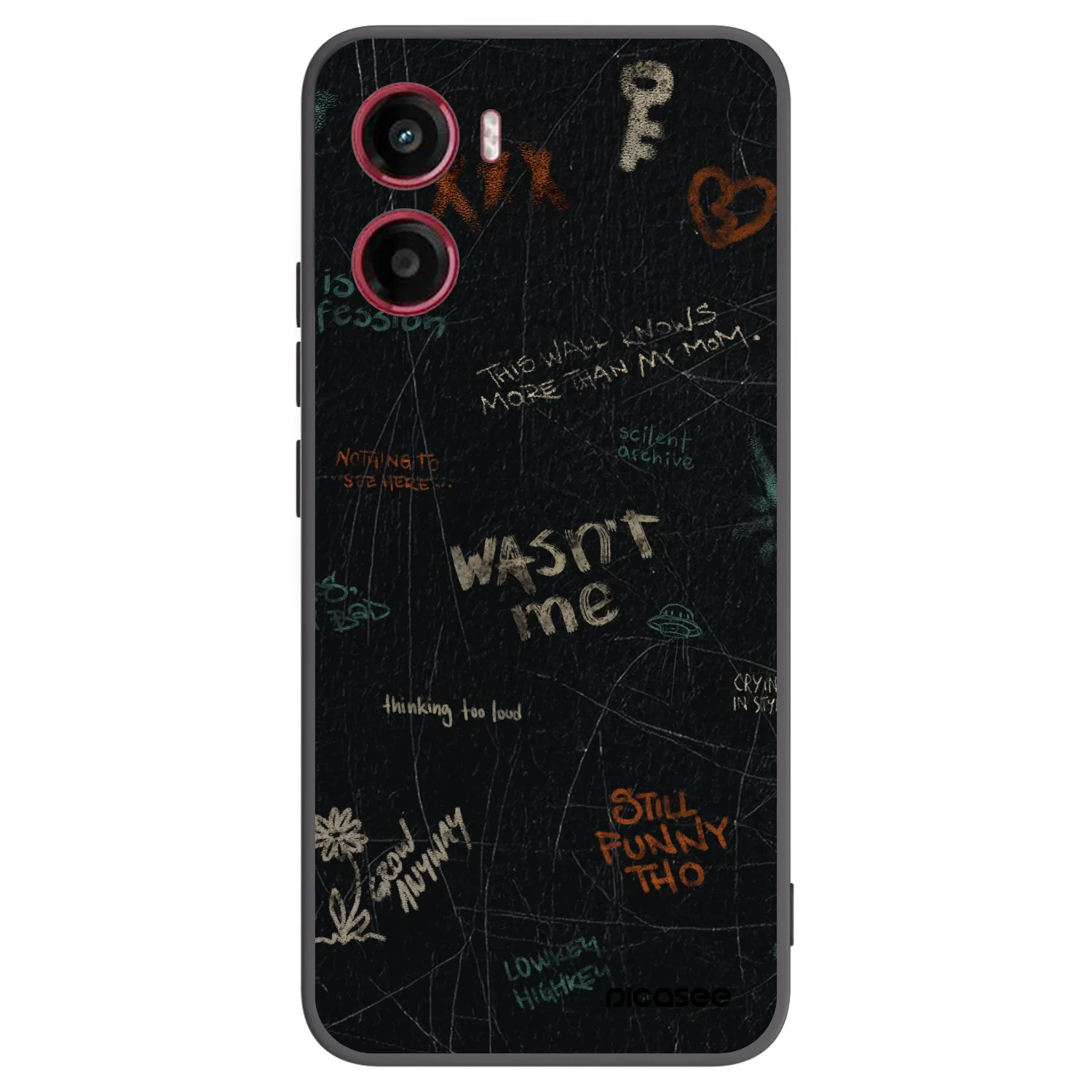 Picasee fekete szilikon tok az alábbi mobiltelefonokra Motorola Moto G05 - CONFESSION