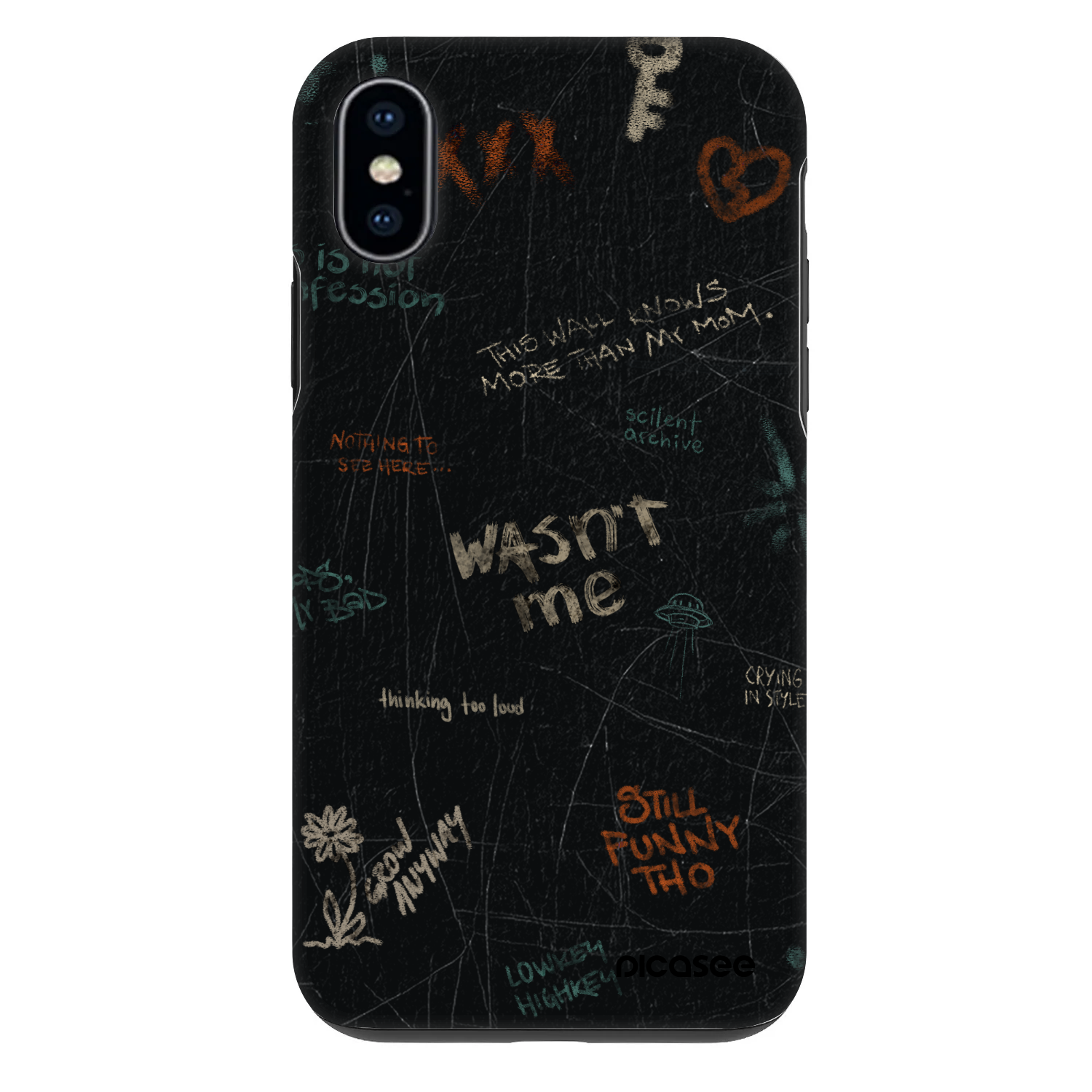 Picasee Fashion Case Apple iPhone X/XS - CONFESSION