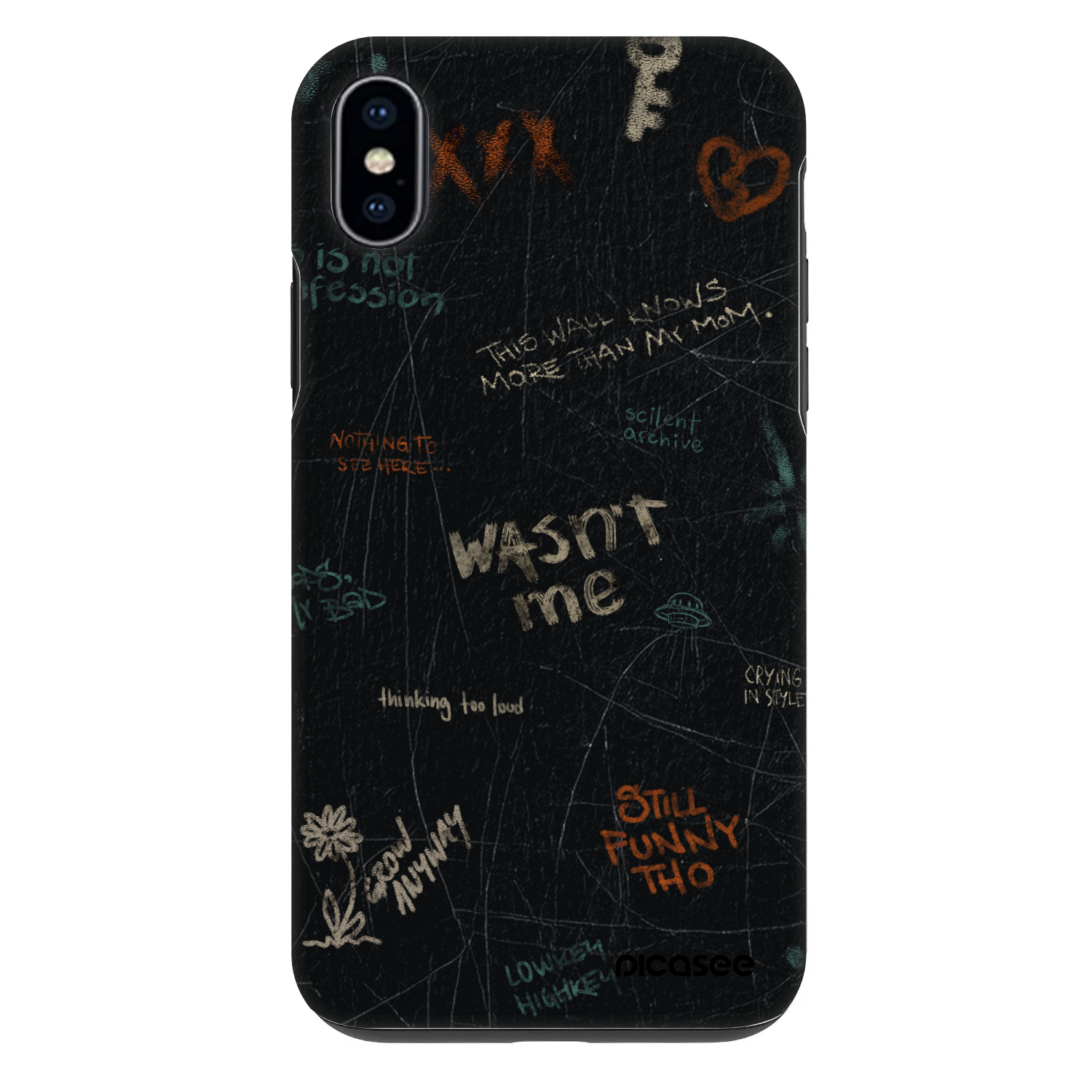 Picasee Fashion Case Apple iPhone XS Max - CONFESSION