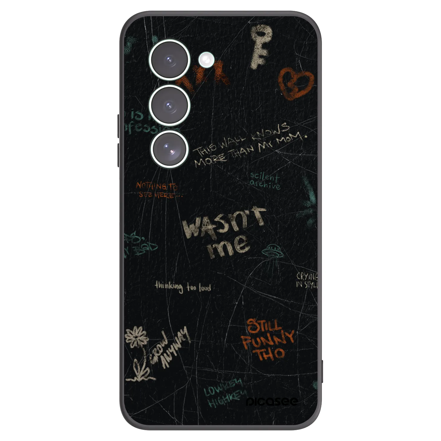 Picasee fekete szilikon tok az alábbi mobiltelefonokra Xiaomi Redmi 15 5G - CONFESSION