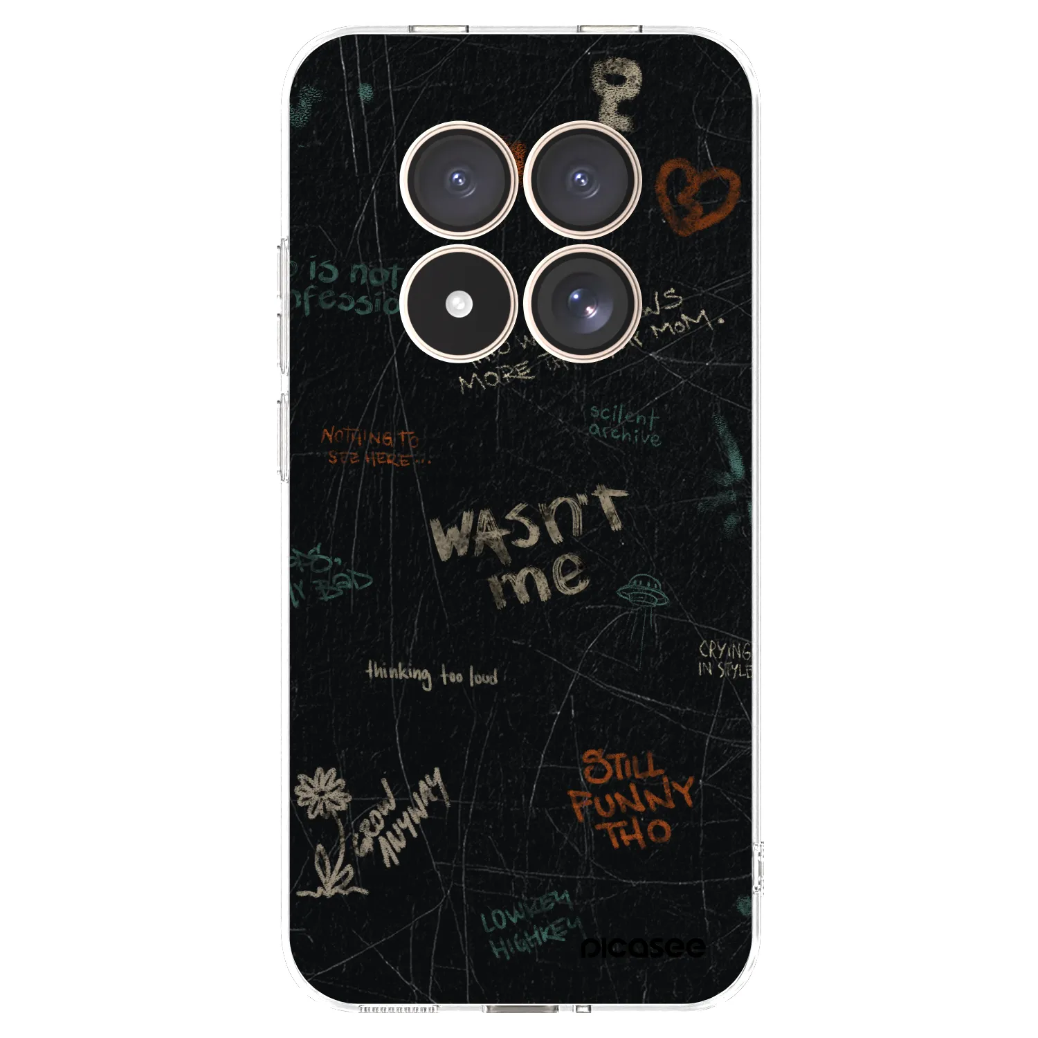 Picasee átlátszó szilikon tok az alábbi mobiltelefonokra Xiaomi Redmi Note 15 Pro 4G - CONFESSION