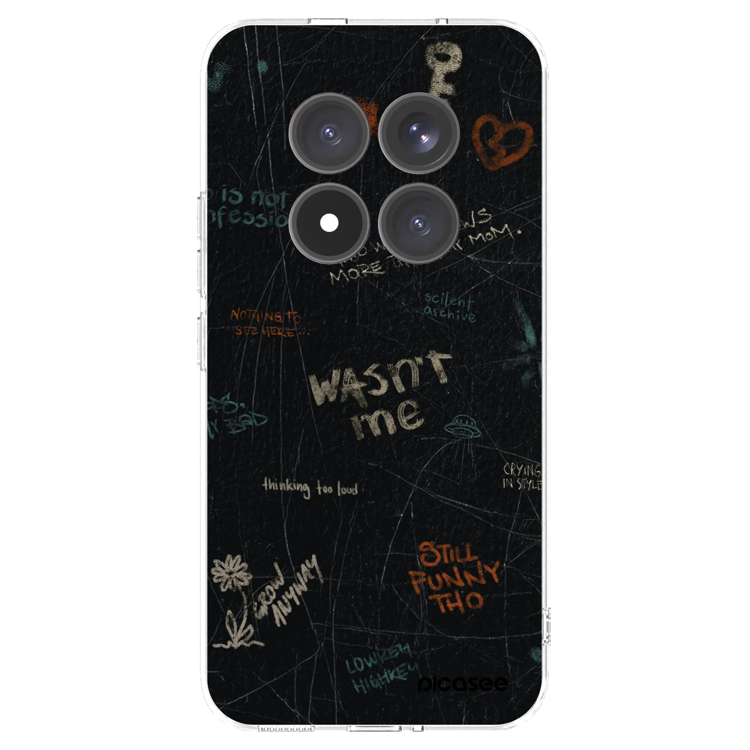 Picasee átlátszó szilikon tok az alábbi mobiltelefonokra Xiaomi Redmi Note 15 Pro+ - CONFESSION