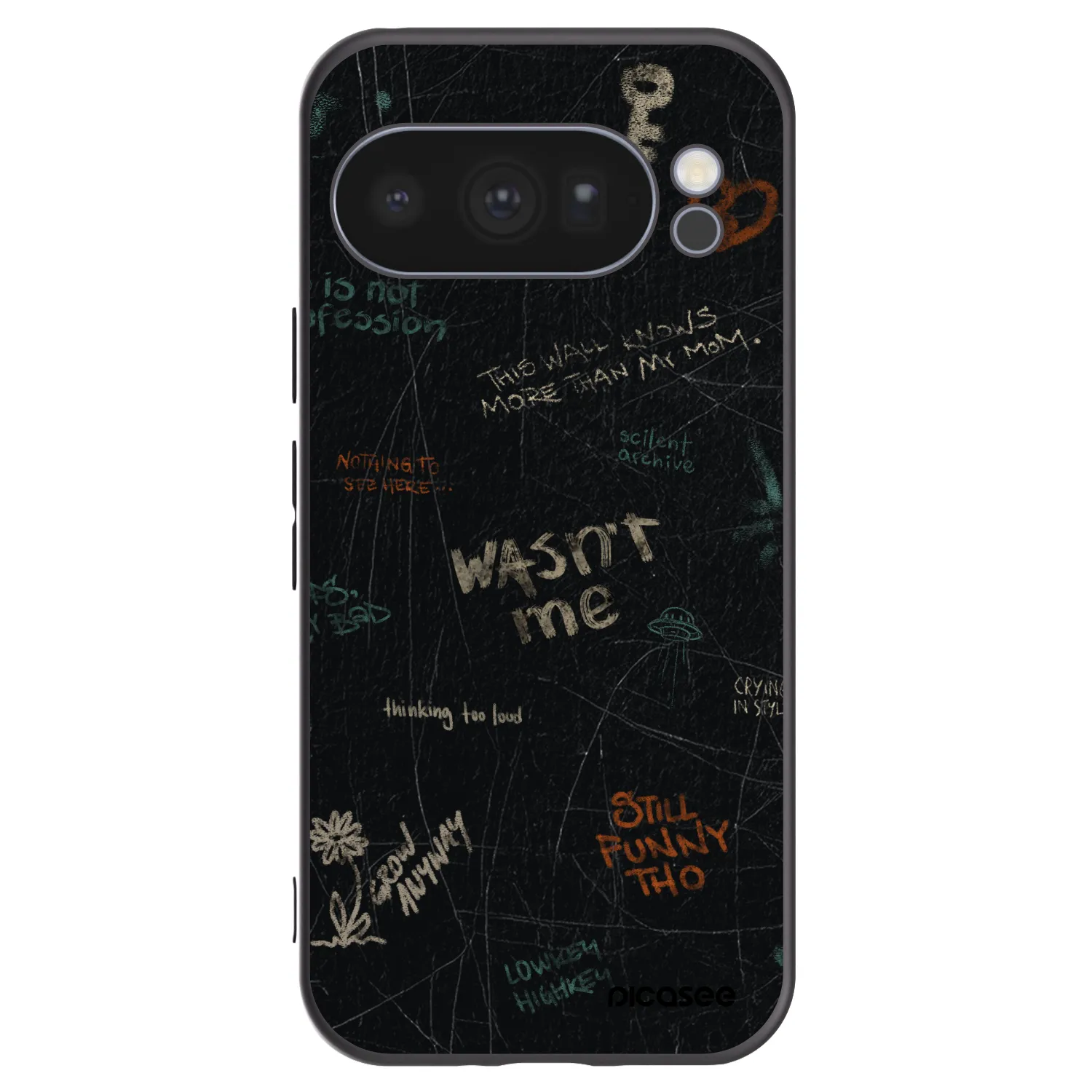 Picasee fekete szilikon tok az alábbi mobiltelefonokra Google Pixel 10 Pro - CONFESSION