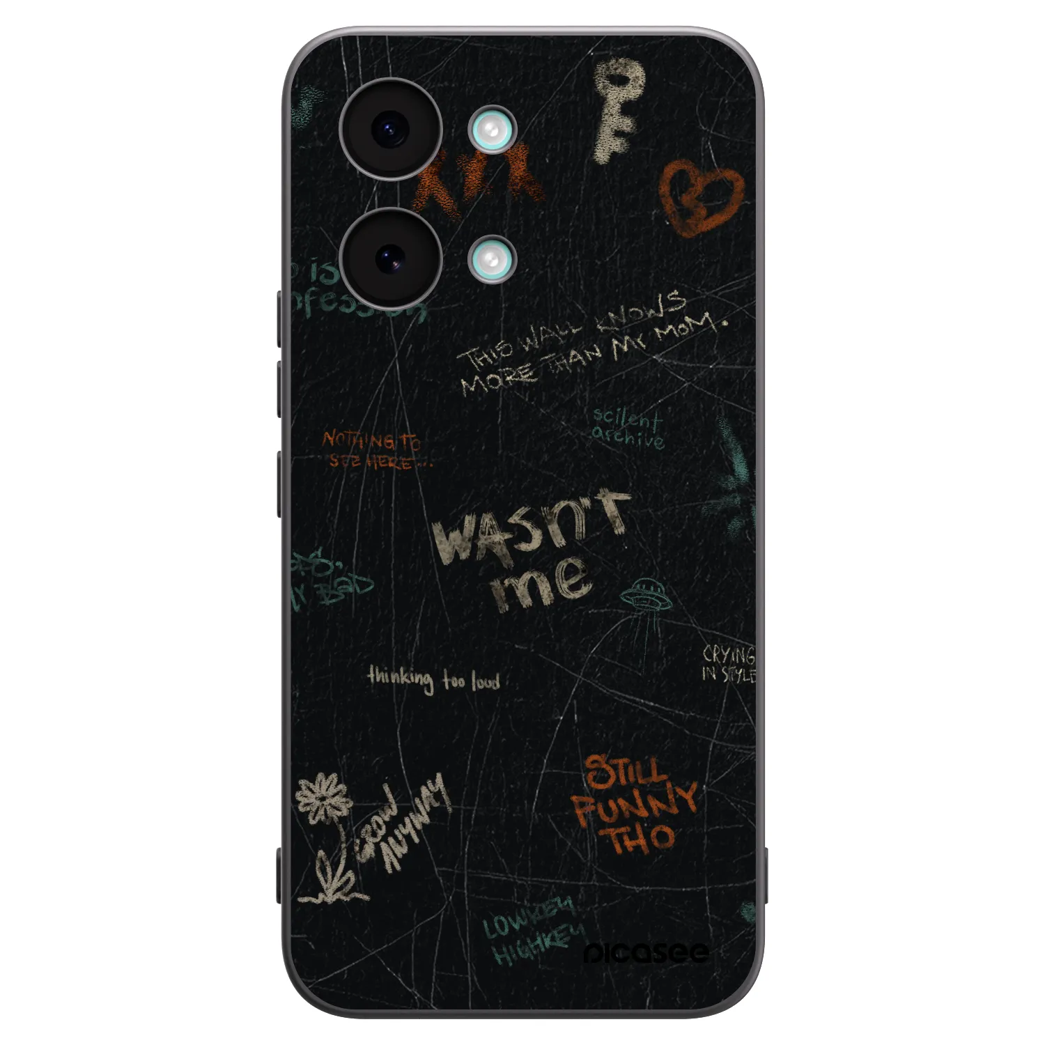 Picasee fekete szilikon tok az alábbi mobiltelefonokra Xiaomi Poco X8 Pro Max - CONFESSION