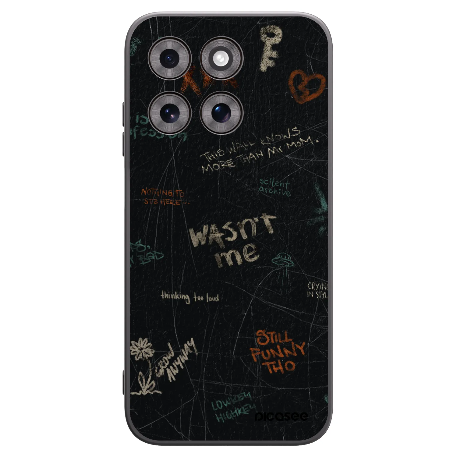 Picasee fekete szilikon tok az alábbi mobiltelefonokra Motorola Moto G77 - CONFESSION