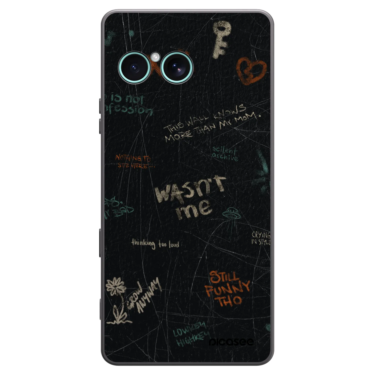 Picasee fekete szilikon tok az alábbi mobiltelefonokra Sony Xperia 10 VII - CONFESSION
