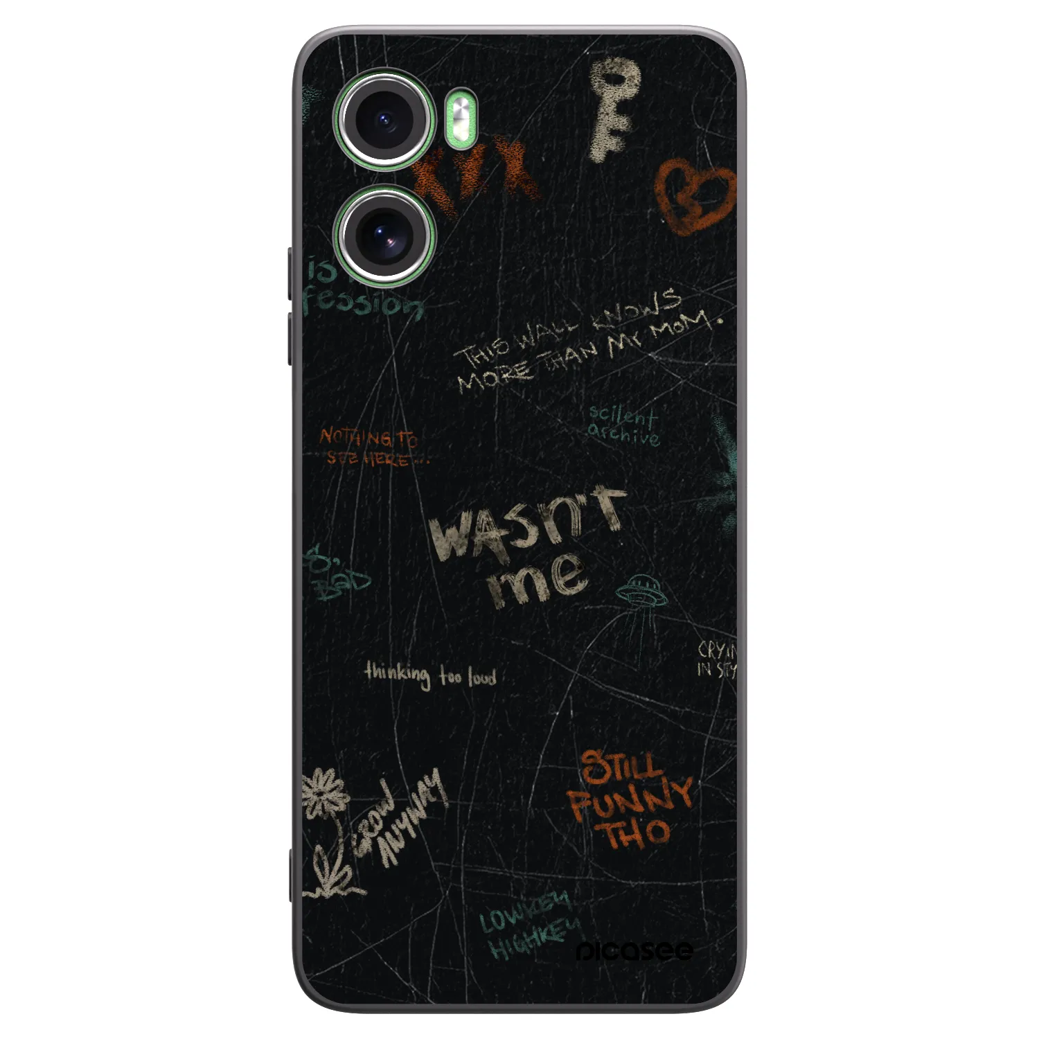 Picasee fekete szilikon tok az alábbi mobiltelefonokra Motorola Moto G06 - CONFESSION