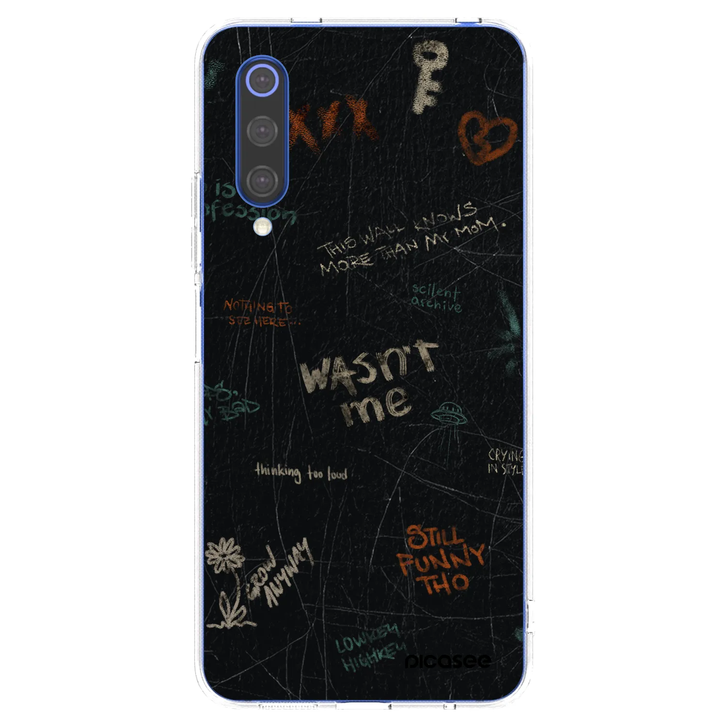 Picasee átlátszó szilikon tok az alábbi mobiltelefonokra Xiaomi Mi 9 SE - CONFESSION