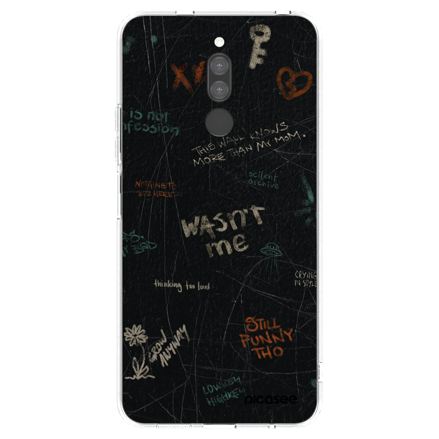 Picasee átlátszó szilikon tok az alábbi mobiltelefonokra Xiaomi Redmi 8 - CONFESSION