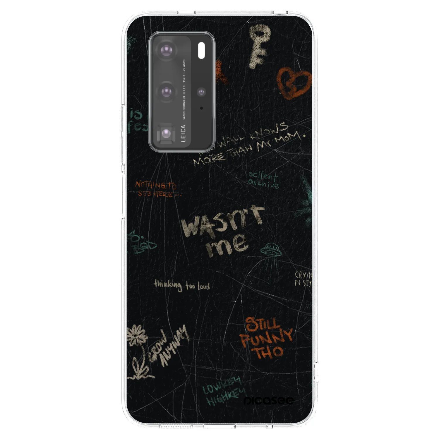 Picasee átlátszó szilikon tok az alábbi mobiltelefonokra Huawei P40 Pro - CONFESSION