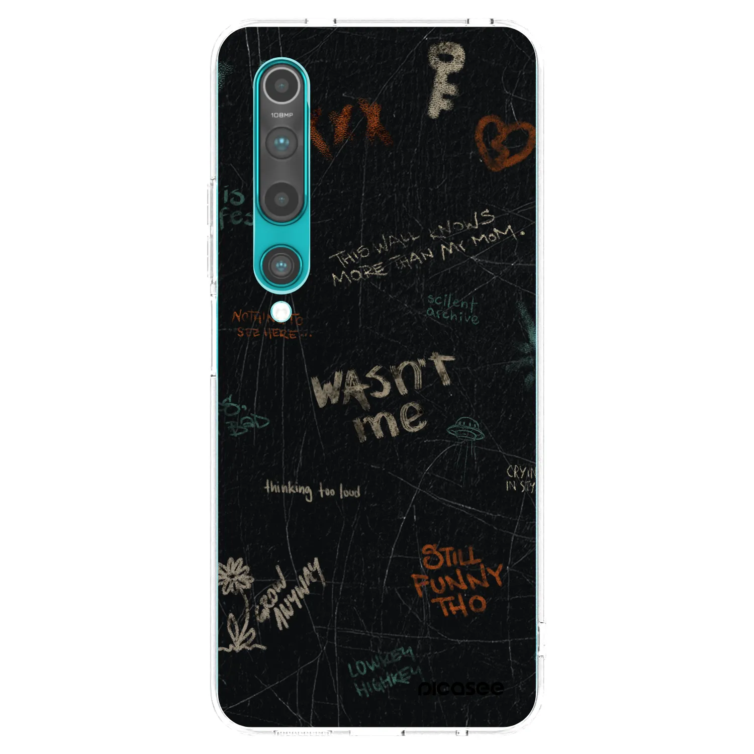 Picasee átlátszó szilikon tok az alábbi mobiltelefonokra Xiaomi Mi 10 - CONFESSION