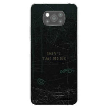 Picasee fekete szilikon tok az alábbi mobiltelefonokra Xiaomi Poco X3 - DON´T TAG