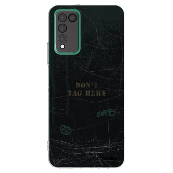 Picasee átlátszó szilikon tok az alábbi mobiltelefonokra Honor 10X Lite - DON´T TAG