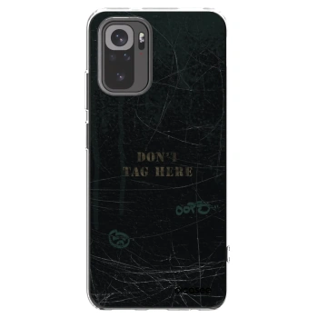 Picasee átlátszó szilikon tok az alábbi mobiltelefonokra Xiaomi Redmi Note 10 - DON´T TAG