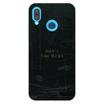 Picasee átlátszó szilikon tok az alábbi mobiltelefonokra Huawei P20 Lite - DON´T TAG