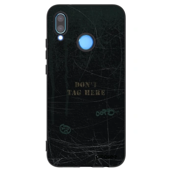 Picasee fekete szilikon tok az alábbi mobiltelefonokra Huawei P20 Lite - DON´T TAG