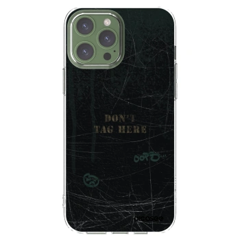 Picasee átlátszó szilikon tok az alábbi mobiltelefonokra Apple iPhone 13 Pro Max - DON´T TAG