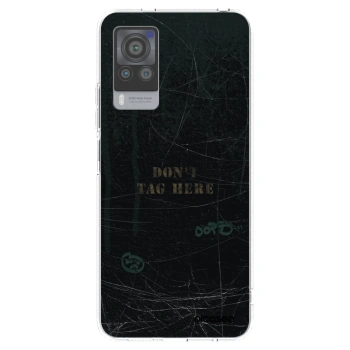 Picasee átlátszó szilikon tok az alábbi mobiltelefonokra Vivo X60 Pro 5G - DON´T TAG