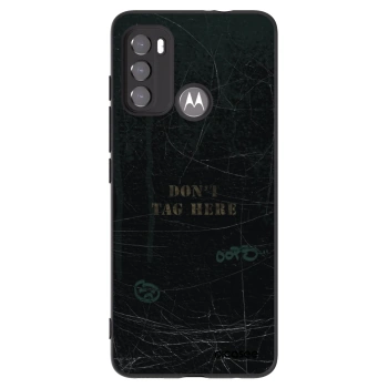 Picasee fekete szilikon tok az alábbi mobiltelefonokra Motorola Moto G60 - DON´T TAG