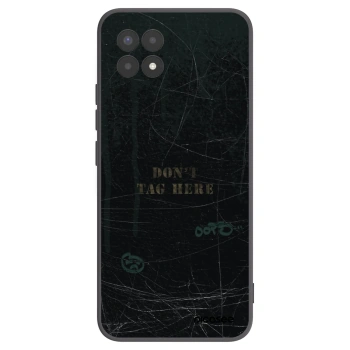 Picasee fekete szilikon tok az alábbi mobiltelefonokra Realme 8i - DON´T TAG