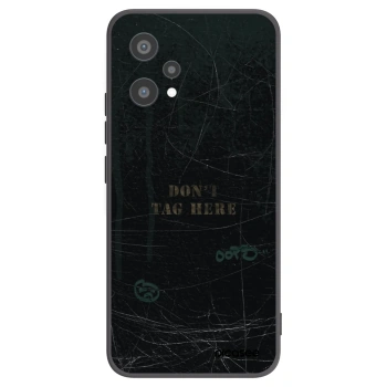 Picasee fekete szilikon tok az alábbi mobiltelefonokra Realme 9 Pro 5G - DON´T TAG