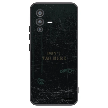 Picasee fekete szilikon tok az alábbi mobiltelefonokra Vivo V23 5G - DON´T TAG