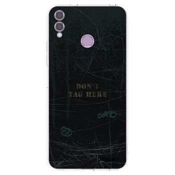 Picasee átlátszó szilikon tok az alábbi mobiltelefonokra Honor 8X - DON´T TAG