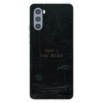 Picasee átlátszó szilikon tok az alábbi mobiltelefonokra Motorola Moto G62 - DON´T TAG