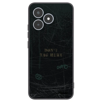Picasee fekete szilikon tok az alábbi mobiltelefonokra Realme C53 - DON´T TAG