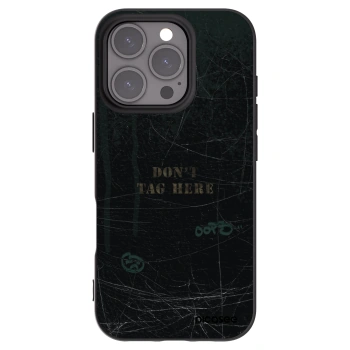 Picasee fekete szilikon tok az alábbi mobiltelefonokra Apple iPhone 16 Pro - DON´T TAG