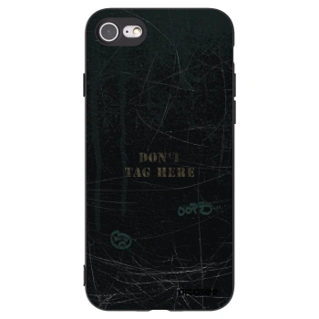 Picasee fekete szilikon tok az alábbi mobiltelefonokra Apple iPhone 8 - DON´T TAG