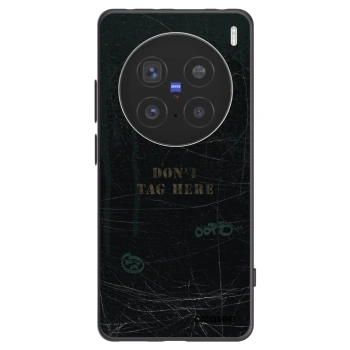 Picasee fekete szilikon tok az alábbi mobiltelefonokra Vivo X200 Pro - DON´T TAG