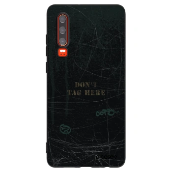 Picasee fekete szilikon tok az alábbi mobiltelefonokra Huawei P30 - DON´T TAG