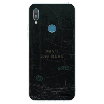 Picasee átlátszó szilikon tok az alábbi mobiltelefonokra Huawei Y6 2019 - DON´T TAG