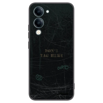 Picasee fekete szilikon tok az alábbi mobiltelefonokra Vivo Y29s 5G - DON´T TAG