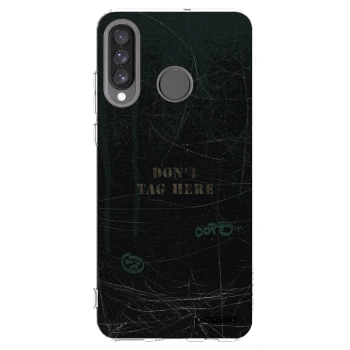 Picasee átlátszó szilikon tok az alábbi mobiltelefonokra Huawei P30 Lite - DON´T TAG