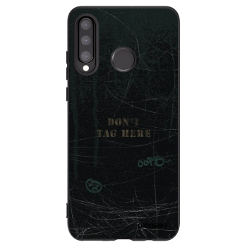 Picasee fekete szilikon tok az alábbi mobiltelefonokra Huawei P30 Lite - DON´T TAG