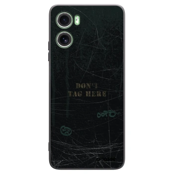 Picasee fekete szilikon tok az alábbi mobiltelefonokra Motorola Moto G06 - DON´T TAG