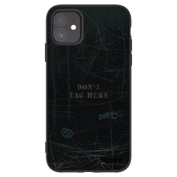 Picasee fekete szilikon tok az alábbi mobiltelefonokra Apple iPhone 11 - DON´T TAG