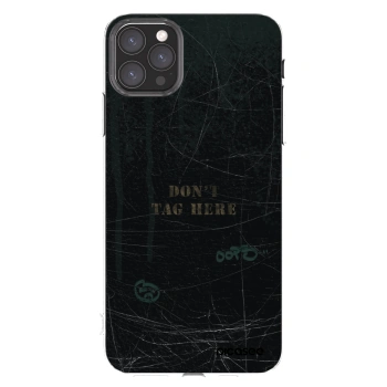 Picasee átlátszó szilikon tok az alábbi mobiltelefonokra Apple iPhone 11 Pro Max - DON´T TAG