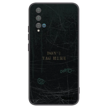 Picasee fekete szilikon tok az alábbi mobiltelefonokra Huawei Nova 5T - DON´T TAG