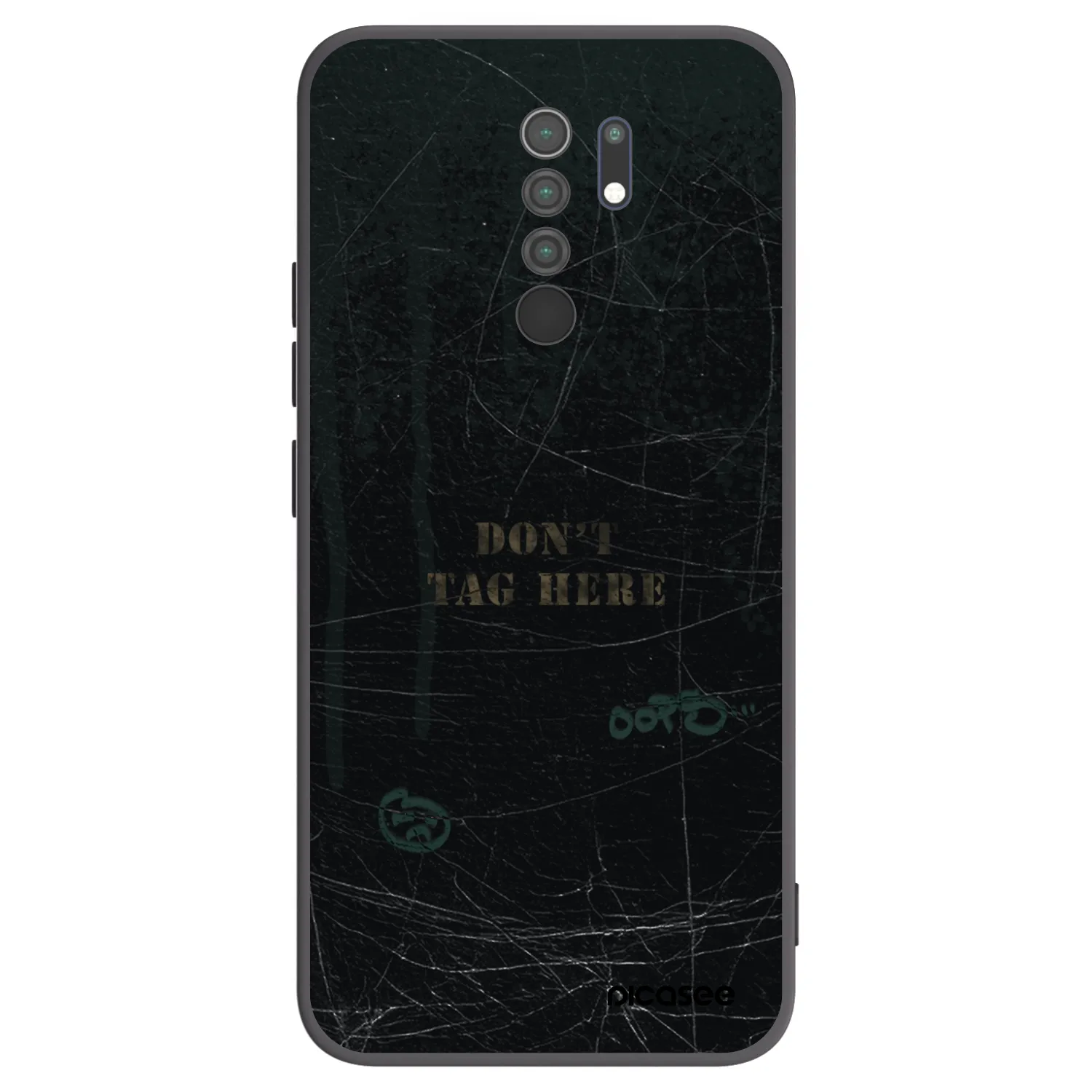 Picasee fekete szilikon tok az alábbi mobiltelefonokra Xiaomi Redmi 9 - DON´T TAG