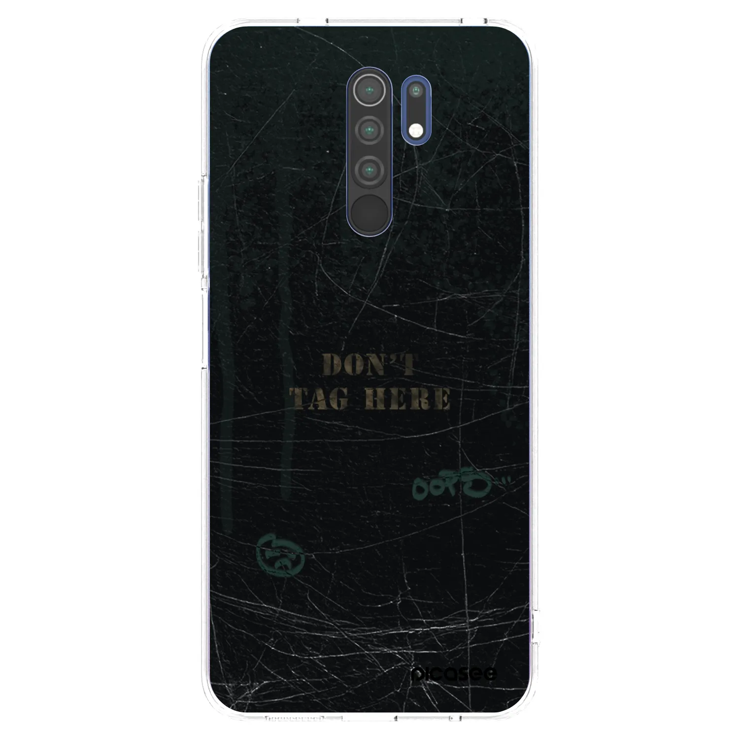 Picasee átlátszó szilikon tok az alábbi mobiltelefonokra Xiaomi Redmi 9 - DON´T TAG