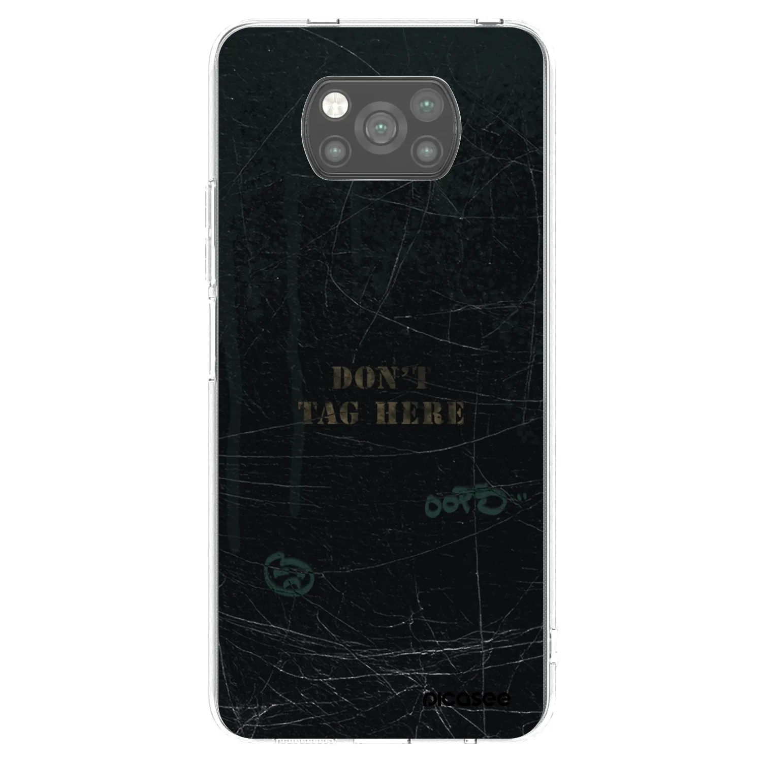 Picasee fekete szilikon tok az alábbi mobiltelefonokra Xiaomi Poco X3 - DON´T TAG