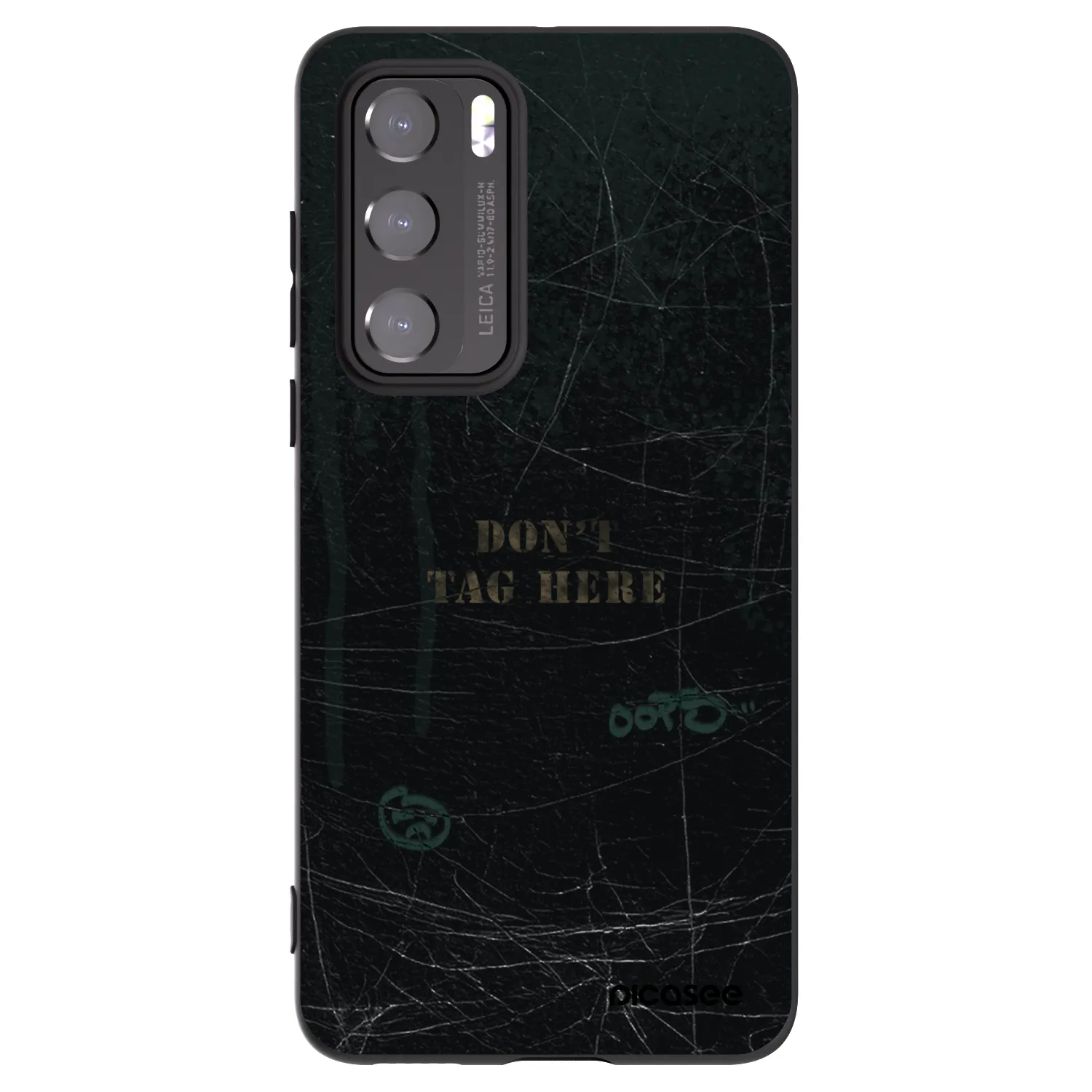 Picasee fekete szilikon tok az alábbi mobiltelefonokra Huawei P40 - DON´T TAG