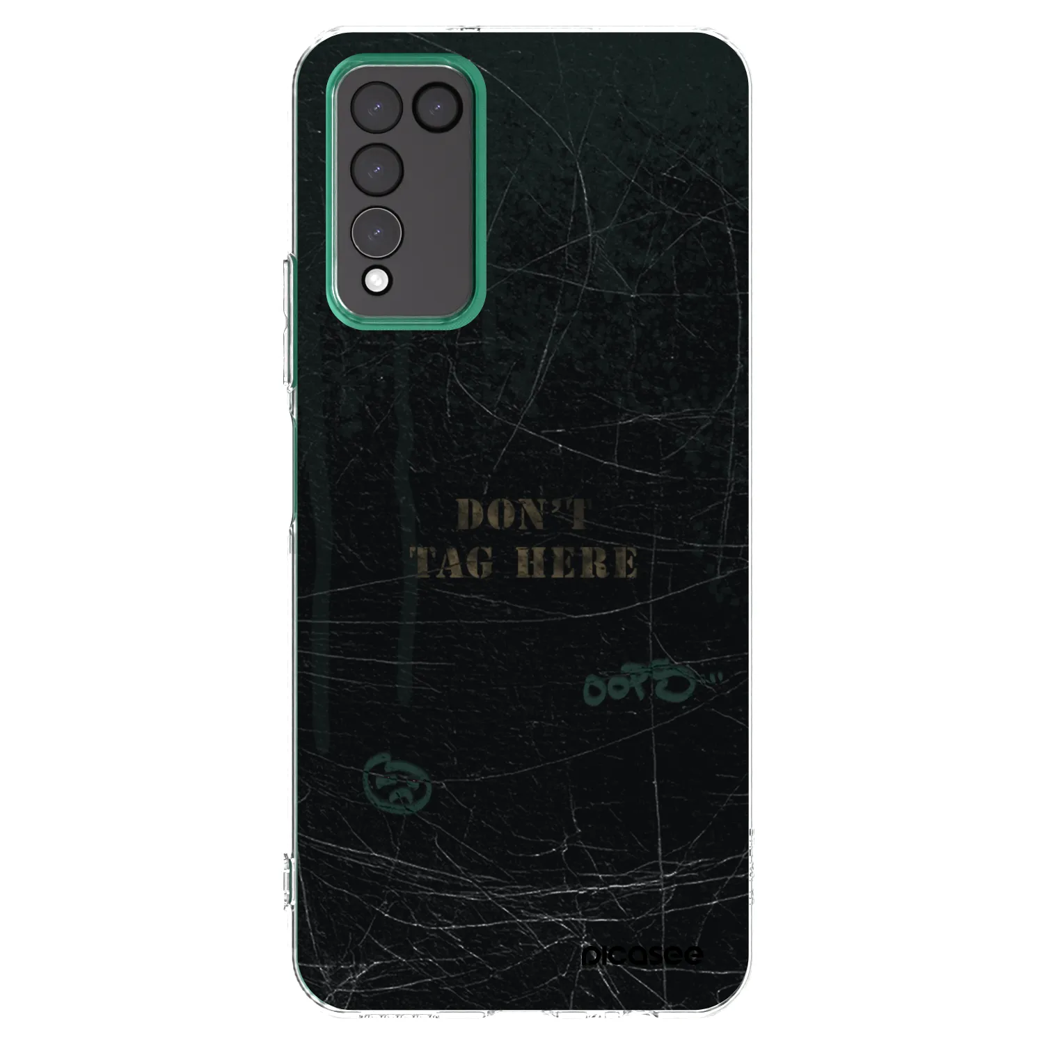 Picasee átlátszó szilikon tok az alábbi mobiltelefonokra Honor 10X Lite - DON´T TAG