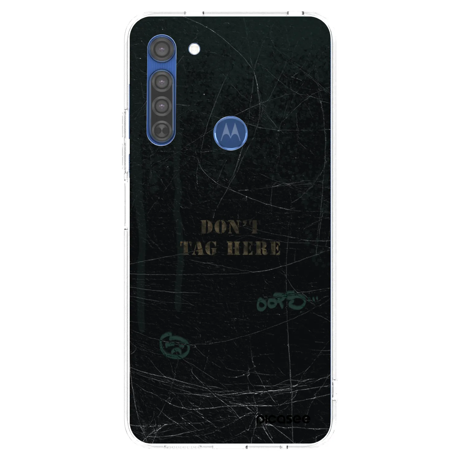 Picasee átlátszó szilikon tok az alábbi mobiltelefonokra Motorola Moto G8 - DON´T TAG