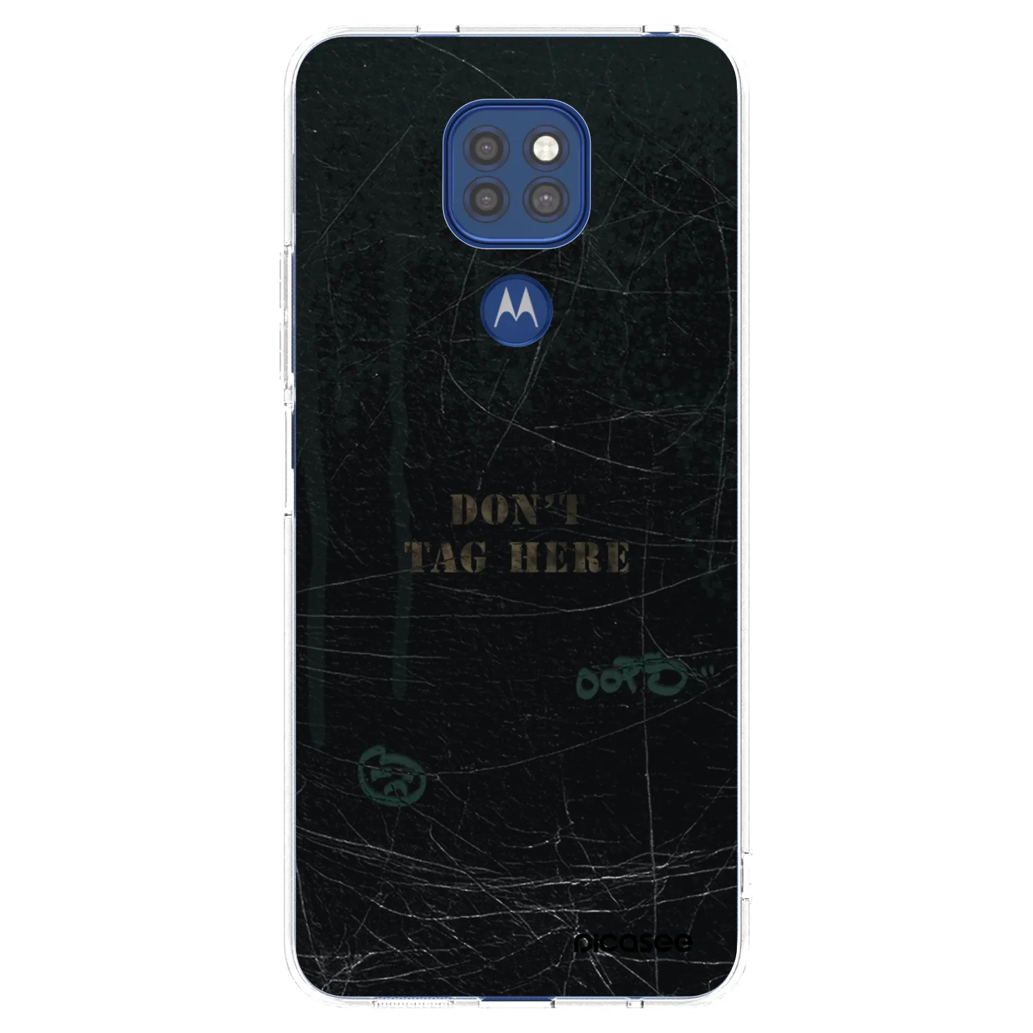 Picasee átlátszó szilikon tok az alábbi mobiltelefonokra Motorola Moto G9 Play - DON´T TAG