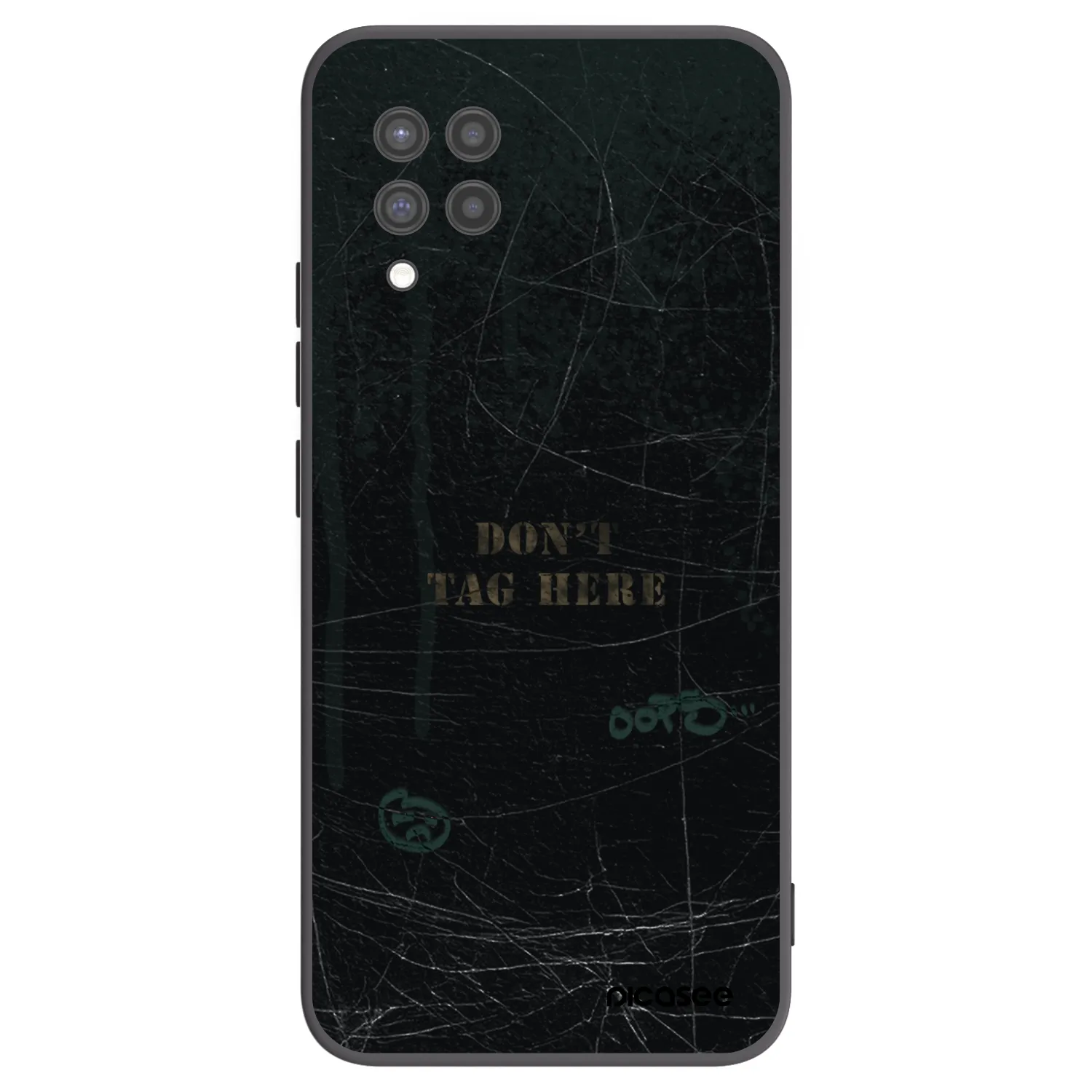 Picasee fekete szilikon tok az alábbi mobiltelefonokra Samsung Galaxy A42 A426B - DON´T TAG